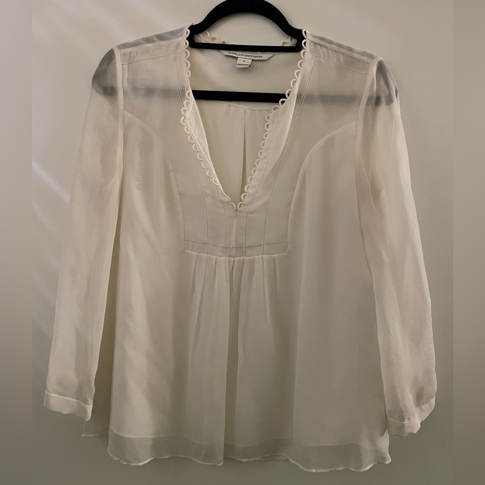 Diane von Furstenberg blouse, size 6